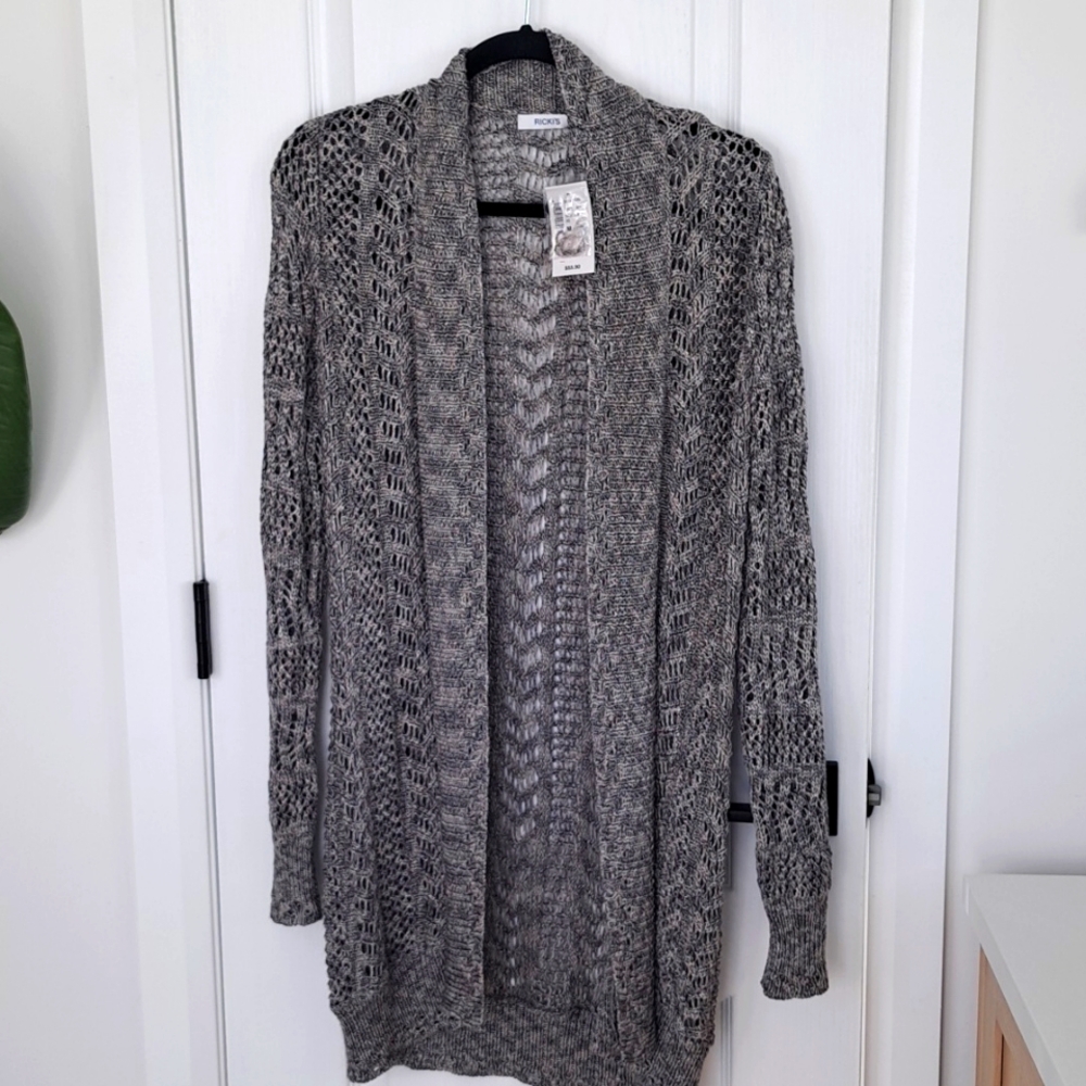 Rickis Crochet Style Cardigan